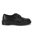 Dr. Martens Unisex Core Tahan 3-Eye Leather Shoes - Black 