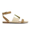 See By Chloé Women's Gold Plate Sandals - Tan - Image 1