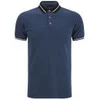 Marc by Marc Jacobs Men's Striped Collar Polo Shirt - Marine Blue - Image 1