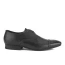 Hudson London Men's Larch Toe Cap Derby Shoes - Black Image 1