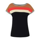 Marc by Marc Jacobs Women's 615 Carrie Colourblock General Jersey Top - Navy