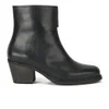 BOSS Orange Women's Ileen Heeled Leather Ankle Boots - Black - Image 1