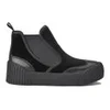 Marc by Marc Jacobs Women's Velvet Flatform Ankle Boots - Black - Image 1