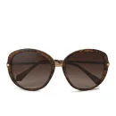 Vivienne Westwood Oversized Sunglasses - Brown Glitter/Silver/Gold Image 1