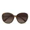 Vivienne Westwood Oversized Sunglasses - Brown Glitter/Silver/Gold - Image 1