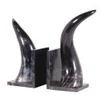 Bark & Blossom Pair of Horn Bookends - Image 1