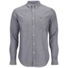 Lacoste Men's Long Sleeve Oxford Shirt - Naval Blue - Image 1