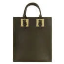 Sophie Hulme Women's Structured Buckle Tote Bag - Khaki Image 1