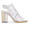 Miista Women's Isabella Heeled Leather Sandals - Lavender - Image 1