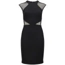 French Connection Women's Viven Panelled Jersey Dress - Black