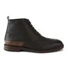 Hudson London Men's Harland Leather Brogue Boots - Black - Image 1