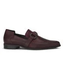 McQ Alexander McQueen Women's Grace Buckle Leather Shoes - Blood Red Image 1