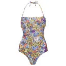 Paul Smith Accessories Women's Backless Bandeau Floral Swimsuit - Multi Image 1
