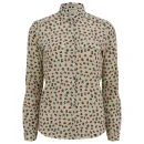 Maison Scotch Women's Silky Button Up Shirt - Multi Leopard Image 1