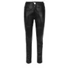Bolzoni & Walsh Women's Leather Drainpipe Trousers - Black - Image 1