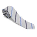 Hardy Amies Men's Woven Tie - Soft Blue Image 1