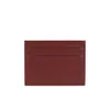 J.Lindeberg Men's Leather Card Holder - Dark Red - Image 1