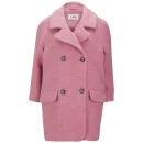 YMC Women's Scuba Oversized Wool Coat - Pink Image 1