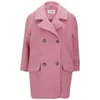 YMC Women's Scuba Oversized Wool Coat - Pink - Image 1