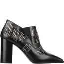 See By Chloé Women's Sharon Studded Leather Ankle Boots - Black