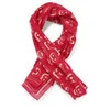 Marc by Marc Jacobs Dynamite Logo Scarf - Neon Pink Multi - Image 1