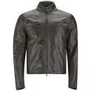 Matchless Men's Osborne Leather Biker Jacket - Antique Black