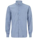 YMC Men's Button Down Shirt - Blue