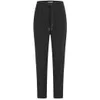 T by Alexander Wang Women's Washed Silk Charmeuse Baggy Track Pants - Black - Image 1
