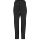 T by Alexander Wang Women's Washed Silk Charmeuse Baggy Track Pants - Black