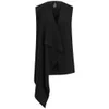 2NDDAY Women's Torum Suiting Draped Waistcoat - Black - Image 1