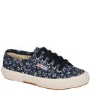 Superga Women's 2750 Spotted Fabric Trainers - Floral Image 1