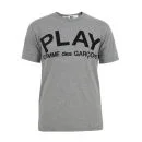 Comme des Garcons PLAY Men's P1-T080 T-Shirt - Grey Image 1