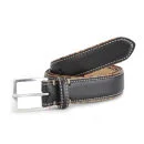 Paul Smith Accessories Men's Vintage Multi Stripe Leather Belt - Black