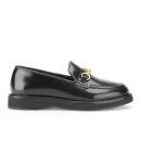 Purified Women's Penelope Leather Slip On Shoes - Black