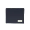 J.Lindeberg Men's Leather Coin Wallet - Dark Blue - Image 1