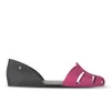 Melissa Women's Planet Hits Flat Shoes - Pink/Black - Image 1