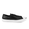 Converse Jack Purcell Men's Jack Woven Leather Trainers - Black - Image 1
