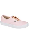 Vans Authentic Slim Brushed Twill Trainer - Soft Pink - Image 1