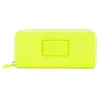 Marc by Marc Jacobs Electro Q Leather Slim Zip Around Purse - Safety Yellow - Image 1