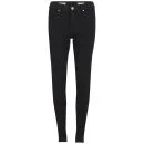 AG Jeans Women's Farah High Rise Skinny Jeans - Black Image 1