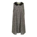 Bolzoni & Walsh Women's DR10 Embroidered Scallop Collar Swing Dress - Grey