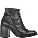 H Shoes by Hudson Women's Piper Leather Heeled Ankle Boots - Black