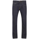 Edwin Men's ED55 Relaxed Tapered Rainbow Selvage Unwashed Denim Jeans - Dark Blue Image 1
