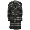 By Malene Birger Women's Checked Belted Coat - Charcoal - Image 1