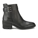 Alexander Wang Women's Martine Buckle Leather Ankle Boots - Black