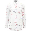 House of Holland Women's Embroidered Poplin Shirt - Scribble - Image 1