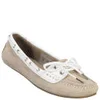 Sebago Women's Bala Boat Shoes - Taupe Suede/White - Image 1
