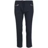 YMC Women's Crop Zip Trousers - Blue - Image 1