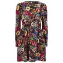 Love Moschino Women's Long Sleeved Flower Dress - Multi