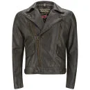 Matchless Men's 'Wild One' Leather Biker Jacket - Antique Black